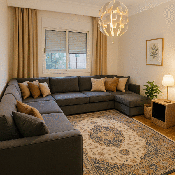 Salon d'Angle Moderne Gris Anthracite "Zen Urbain"